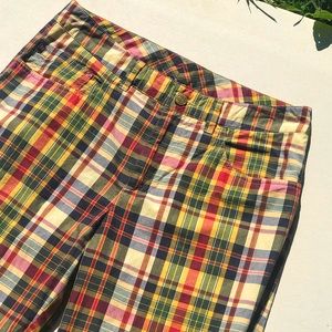 Ralph Lauren Plaid Wide Leg Pants (Early 2000s)